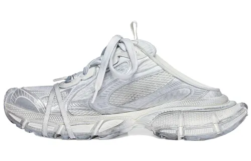 Balenciaga 3XL Closed Toe Slippers Men's White