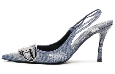 DIESEL D Venus Pointed Toe Slingback Pumps