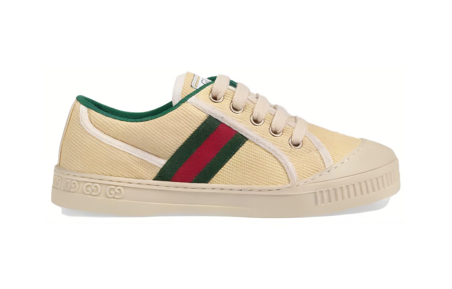 Кеды Gucci Tennis 1977 (бежевые) — фото 2