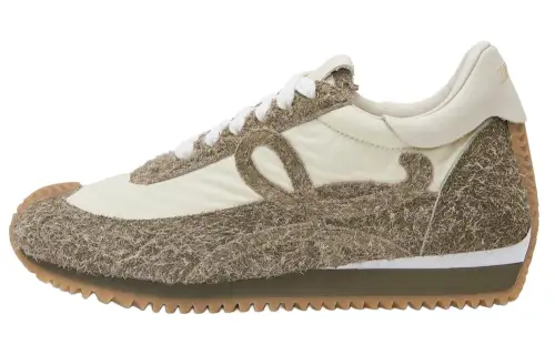 LOEWE Flow Runner Khaki Green Canvas