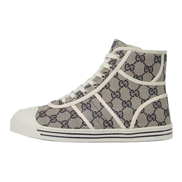 Кеды Gucci GUCCI (бежево-синие)
