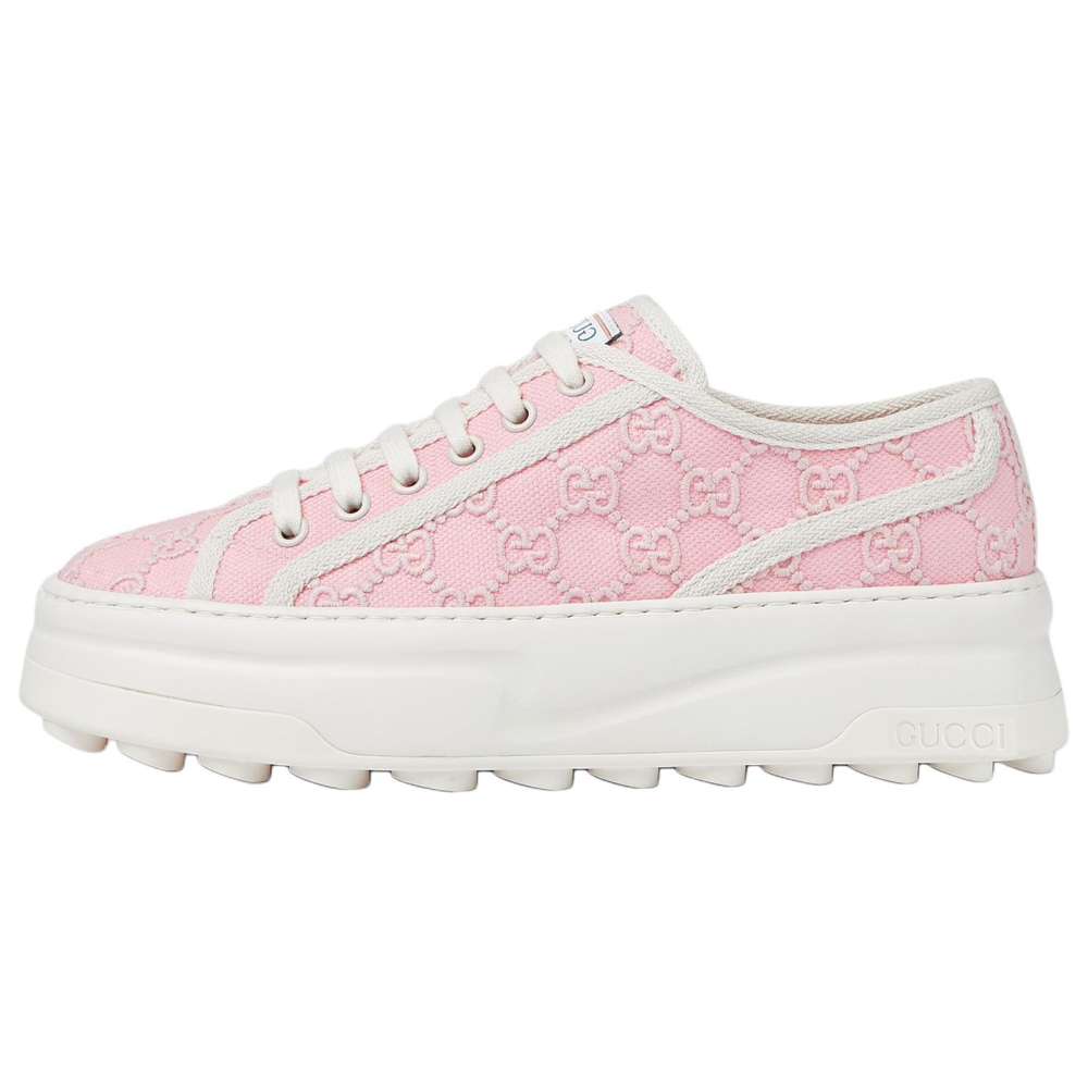 Женские кеды Gucci Tennis 1977 (розовые)
