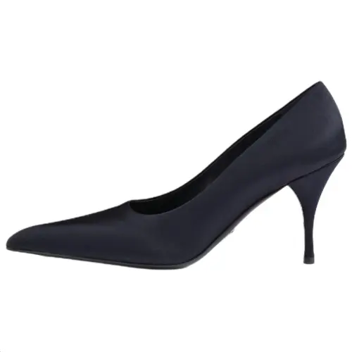 PRADA 2.0 Slim Heel High Heels 8.5cm Women's Black