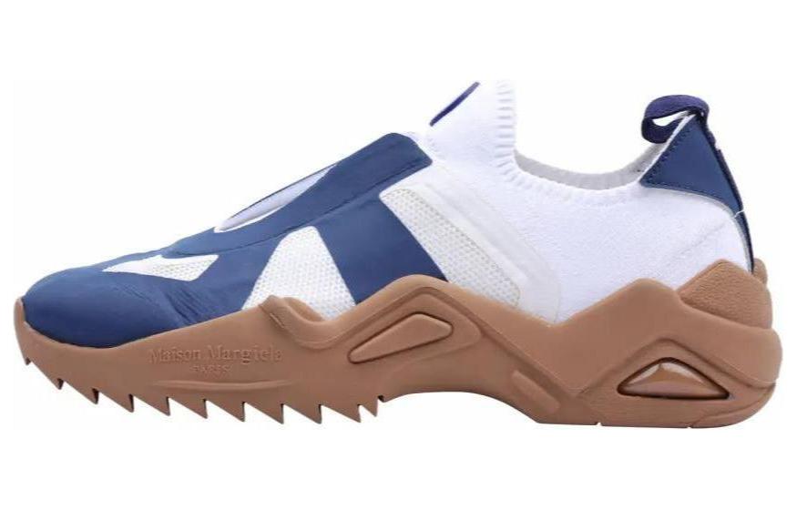 Мужские кеды Maison Margiela (бело-синие)
