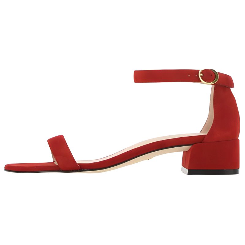 Stuart Weitzman/SW One Strap Sandals Women's Red