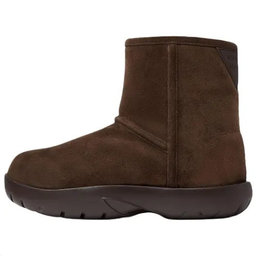 Bottega Veneta Snap Short Snow Boots Women's Chocolate Brown