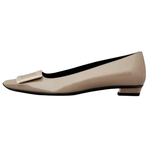Roger Vivier Belle Buckled Ballerina Flats Women's