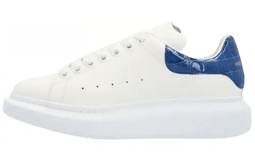 Alexander McQueen Oversized Indigo Croc Women's