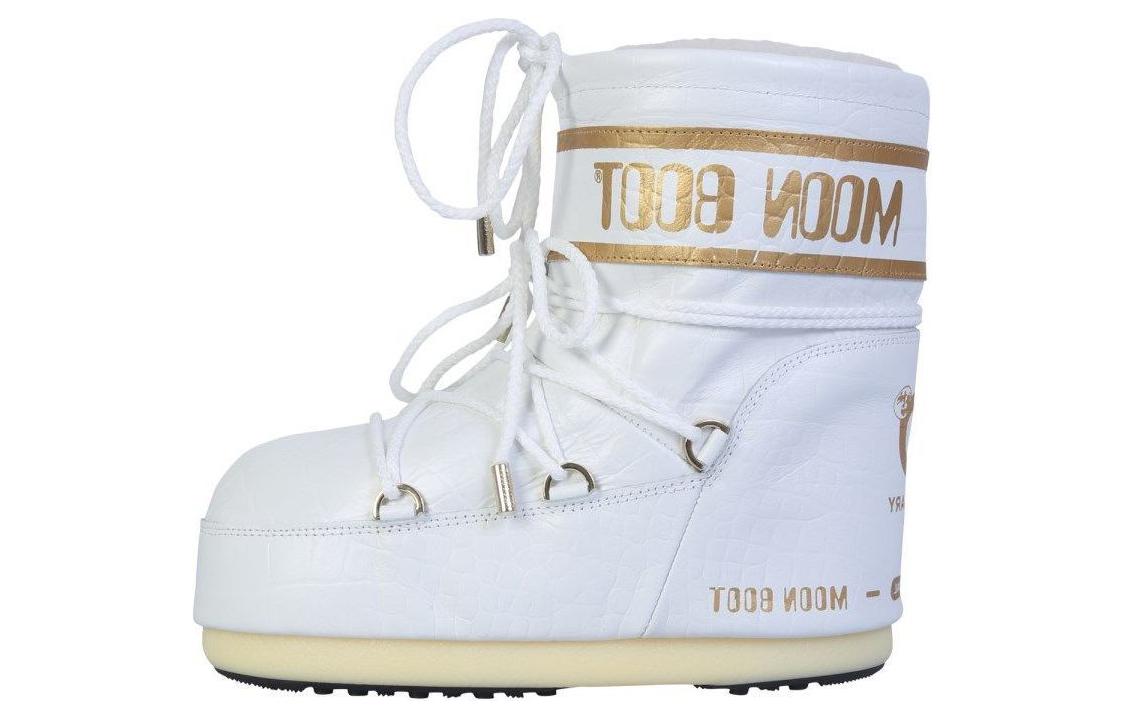 Мужские ботинки Moon Boot (белые)