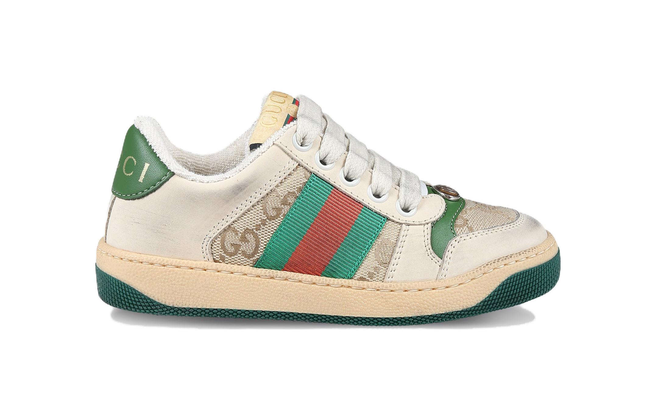 Кеды Gucci Screener GG (желтые) — фото 2