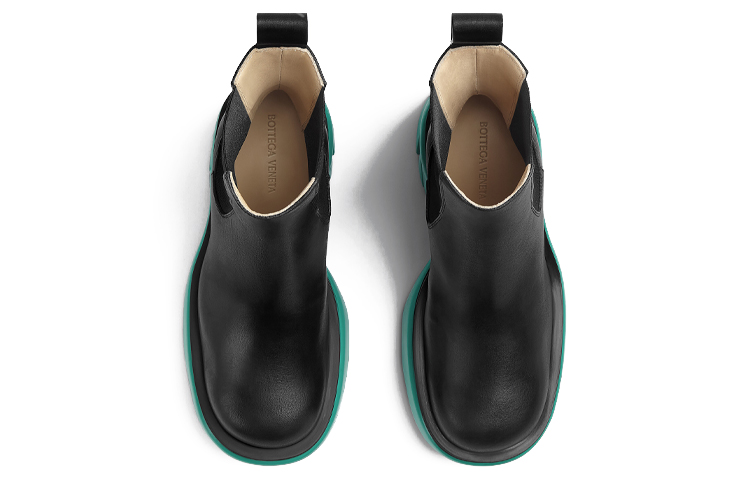 Bottega Veneta Flash Platform Ankle Boot Black Water Women's