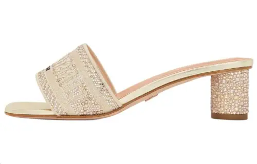 DIOR Dway Slide Slippers Women's Beige