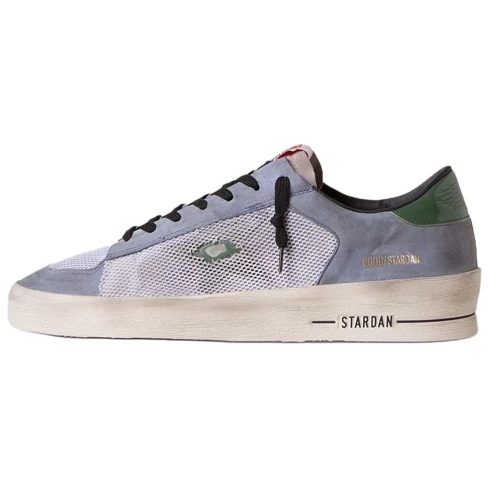 Мужские кеды Golden Goose Stardan (розово-синие)