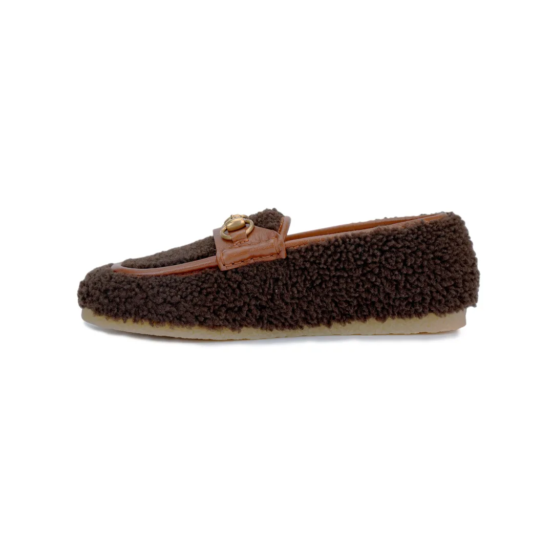 GUCCI Horsebit Loafers Men's Brown