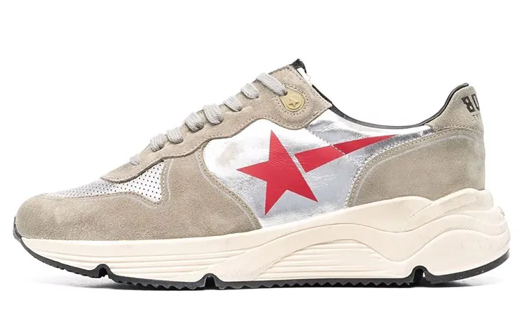 Golden Goose Running Sole Distressed Low top Casual Shoes Men's Light Umber