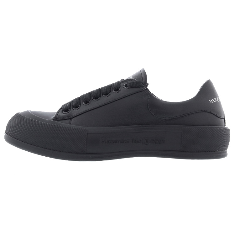 Мужские кроссовки Alexander McQueen Deck (черные)