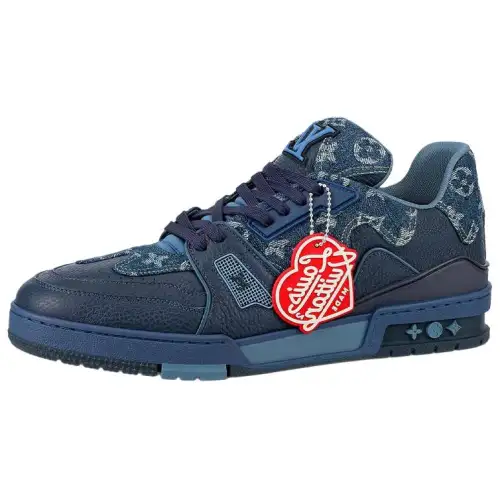 LOUIS VUITTON X Nigo Lv Trainers 'Blue Denim'