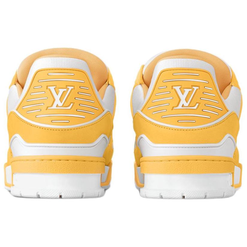 Мужские кеды Louis Vuitton LOUIS VUITTON Trainer (желтые) — фото 5