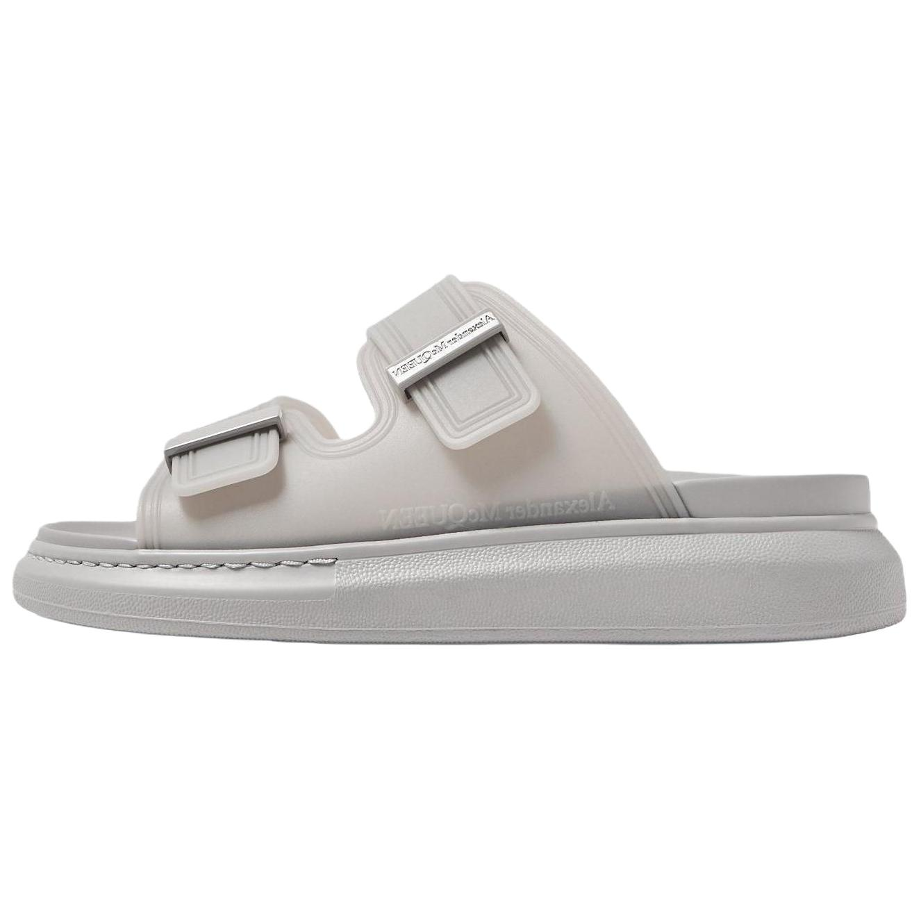Мужские шлепанцы Alexander Alexander McQueen Hybrid (серые)