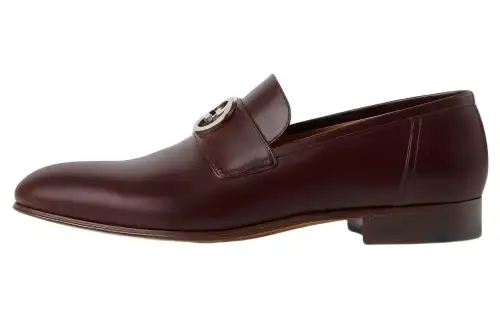 GUCCI Casual Shoes Men's Burgundy