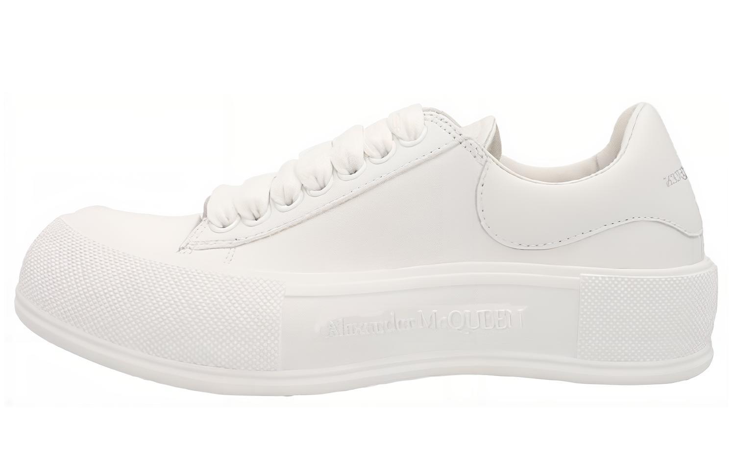 Женские кеды Alexander McQueen (белые)