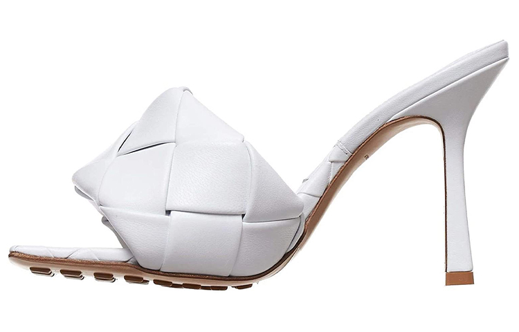 Bottega Veneta Lido Slide Slippers Women's White
