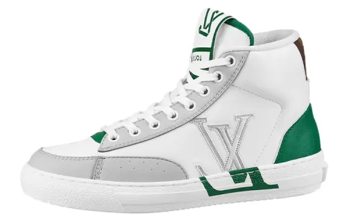 LOUIS VUITTON Charlie Ankle Sneakers 'Grey Green' Women's