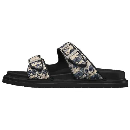 DIOR Aqua Slide Slippers Men's Blue
