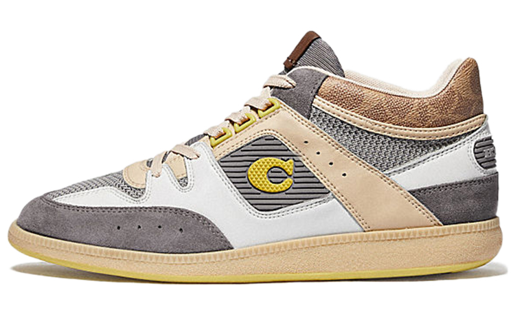 COACH CitySole Low top Stylish Skateboarding Shoes Men's Heather Gray