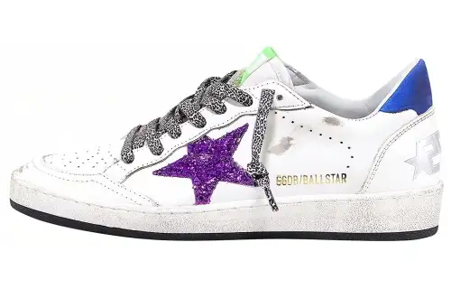 Golden Goose Ball Star Skateboard Shoes Women's Low Top White