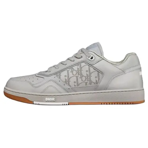 DIOR B27 Low Gray Oblique Leather