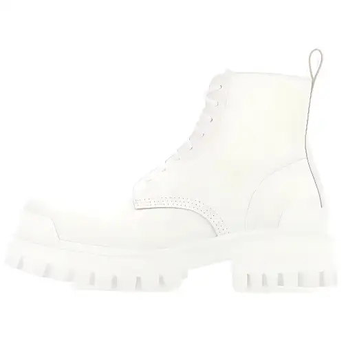 Balenciaga Strike Lace Up Boot 'White'