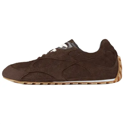 Bottega Veneta Orbit Flash Cow Leather Low top Casual Shoes Women's Chocolate Brown