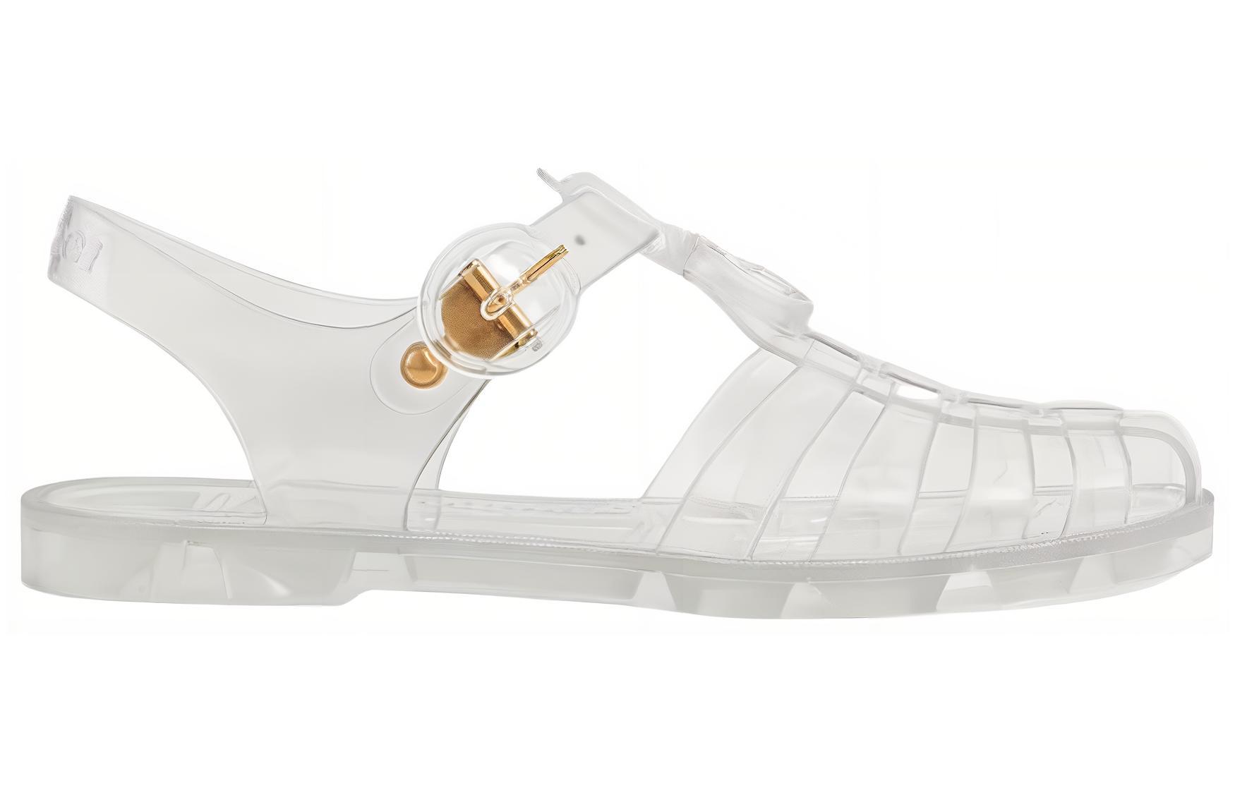 Gucci Wmns Gg Fisherman Sandal 'Clear'