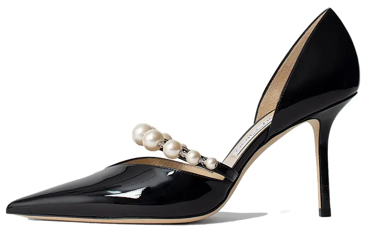 Jimmy Choo Aurelie 85mm Pearl-embellished Pumps
