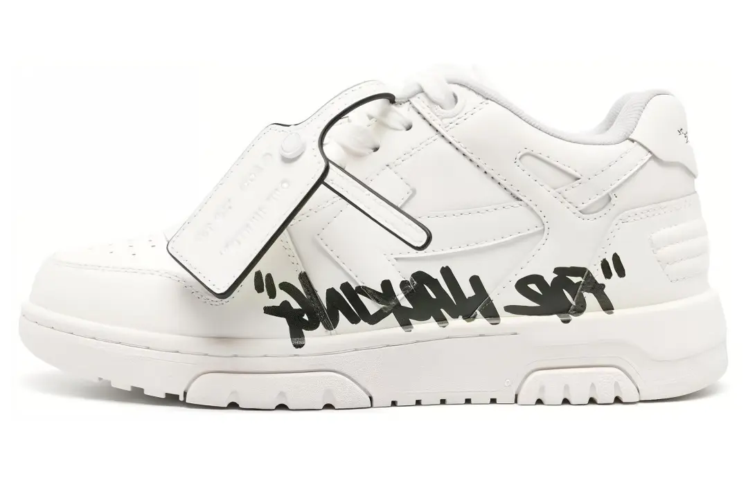 OFF-WHITE Out Of Office "For Walking" leather sneakers Women's