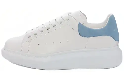 Alexander McQueen Oversized Sneaker 'White Dream Blue Suede' Women's