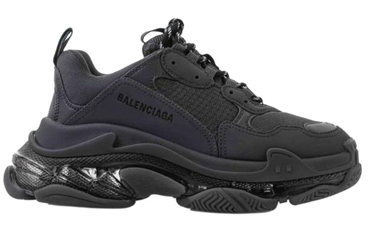 Женские кроссовки Balenciaga Triple S (темно-синие) — фото 2