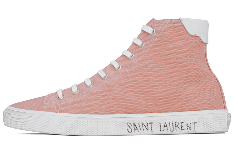 Женские кеды SAINT LAURENT 658196GIIN05961 (розовые)