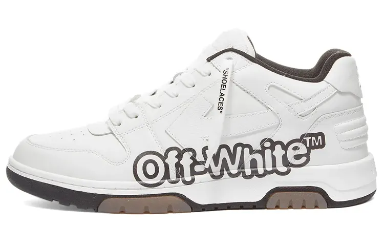 OFF WHITE Out Of Office Low Top For Walking Sneaker 'White Black'