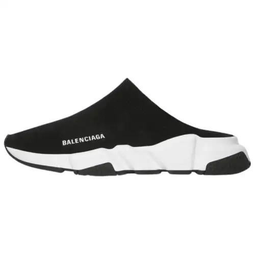 Balenciaga Speed Mule 'Black White'