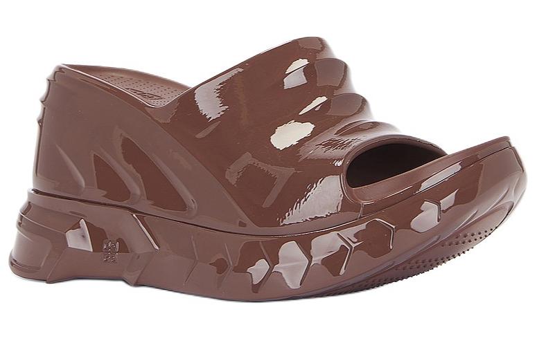 Givenchy Slide Slippers 10.9cm Women's Brown