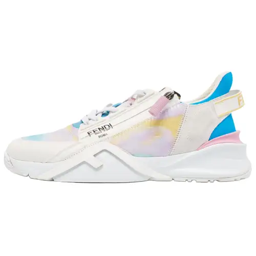 FENDI Flow Low Top White Light Blue