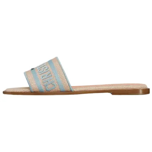 DIOR Dway Rubber Slide Slippers Women's Blue