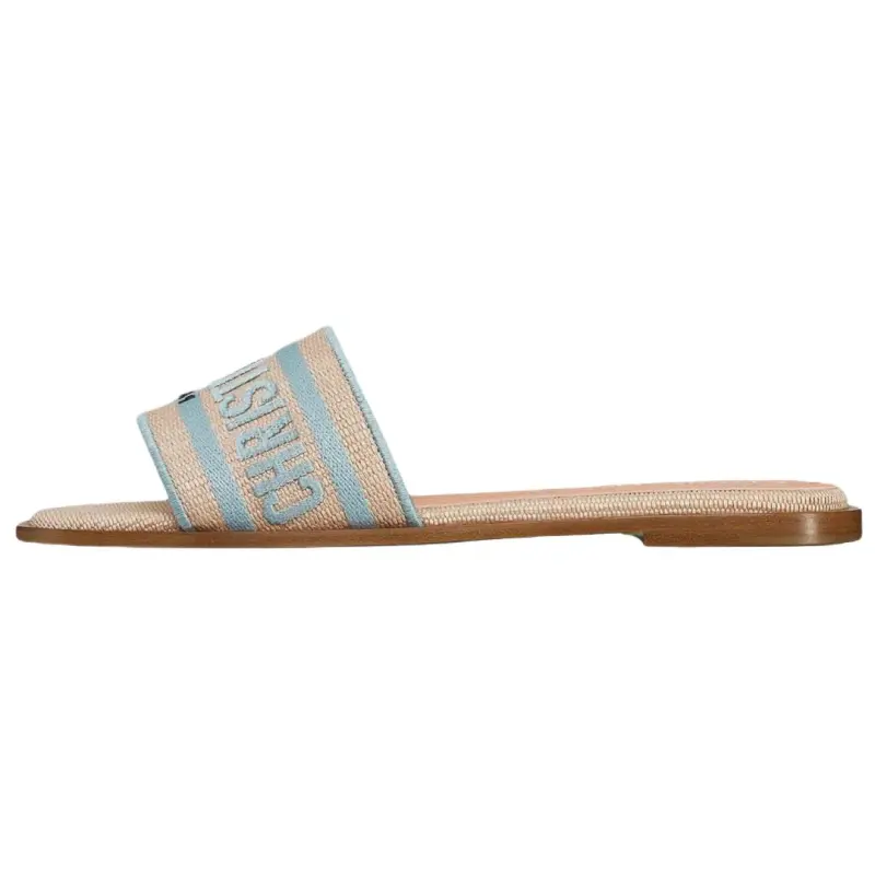 DIOR Dway Rubber Slide Slippers Women's Blue