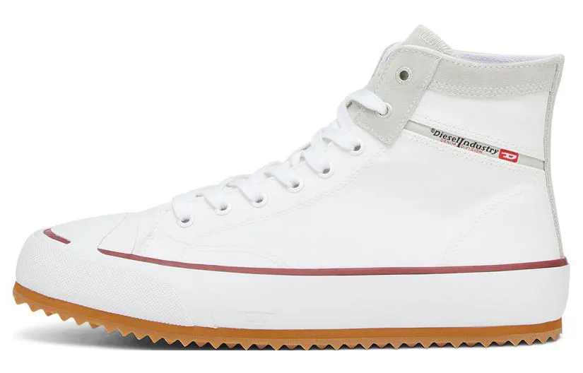 DIESEL Canvas Stylish Skateboarding Shoes Women's White