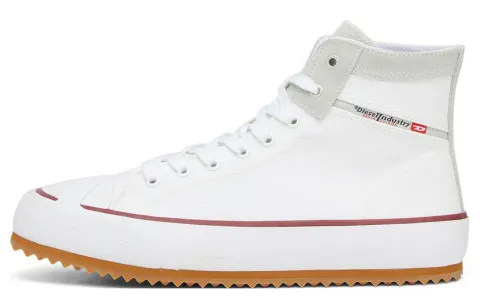 DIESEL Canvas Stylish Skateboarding Shoes Women's White
