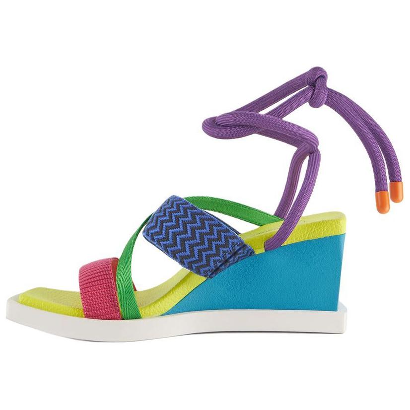 UNITED NUDE Ko Craft Mid square toe strap sandals 8cm women's yellow