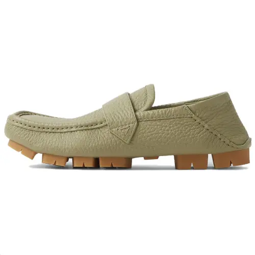Bottega Veneta Shore Loafers Men's Green