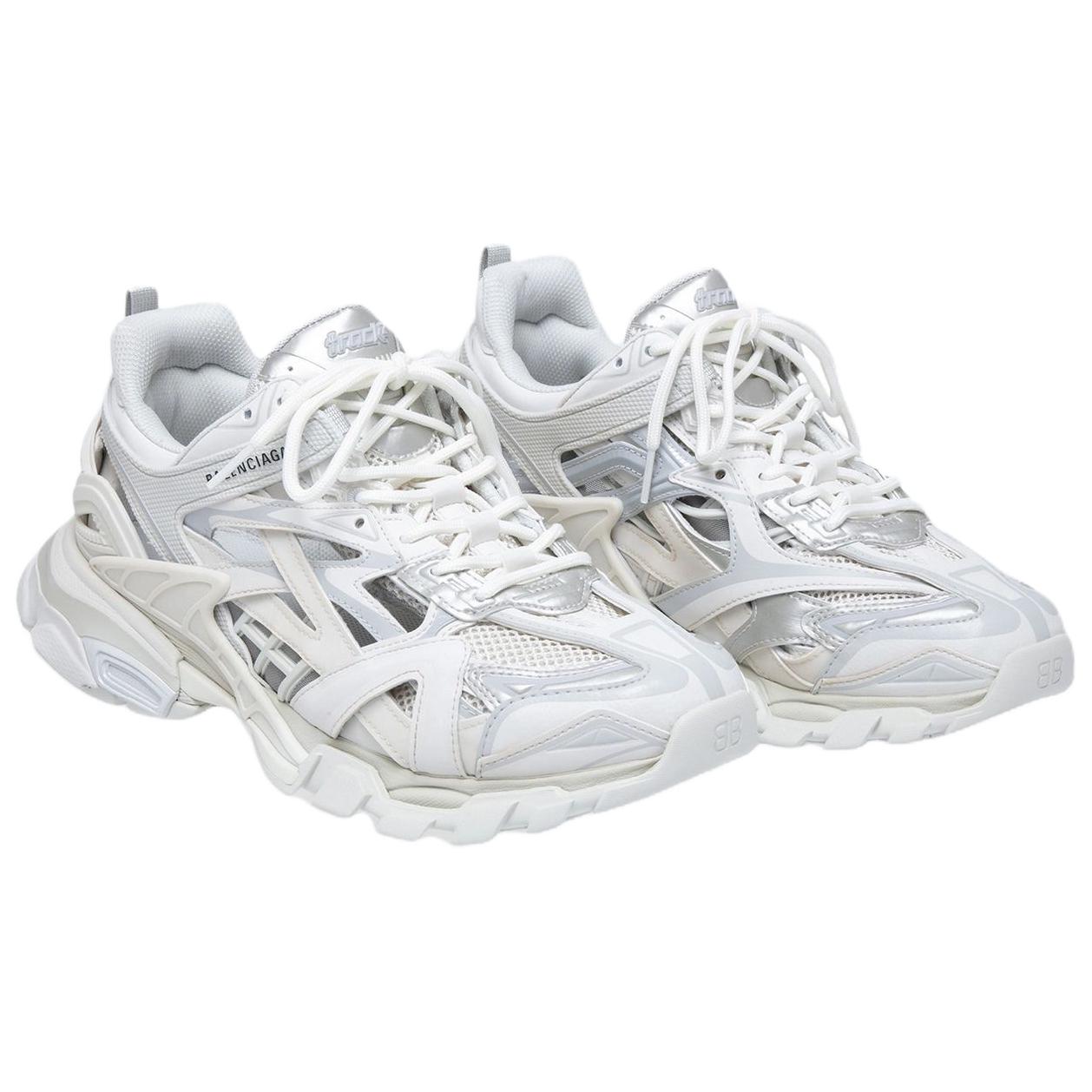 Balenciaga Track 2.0 Low top Chunky Sneakers Men's White